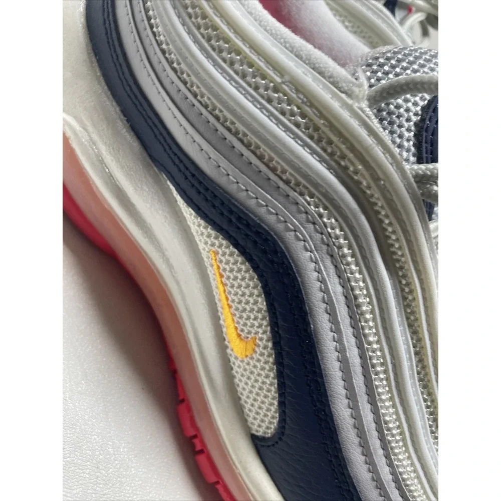 Nike Air Max 97 Pure Platinum Laser Orange Women's 7.5 [921733-015]‎